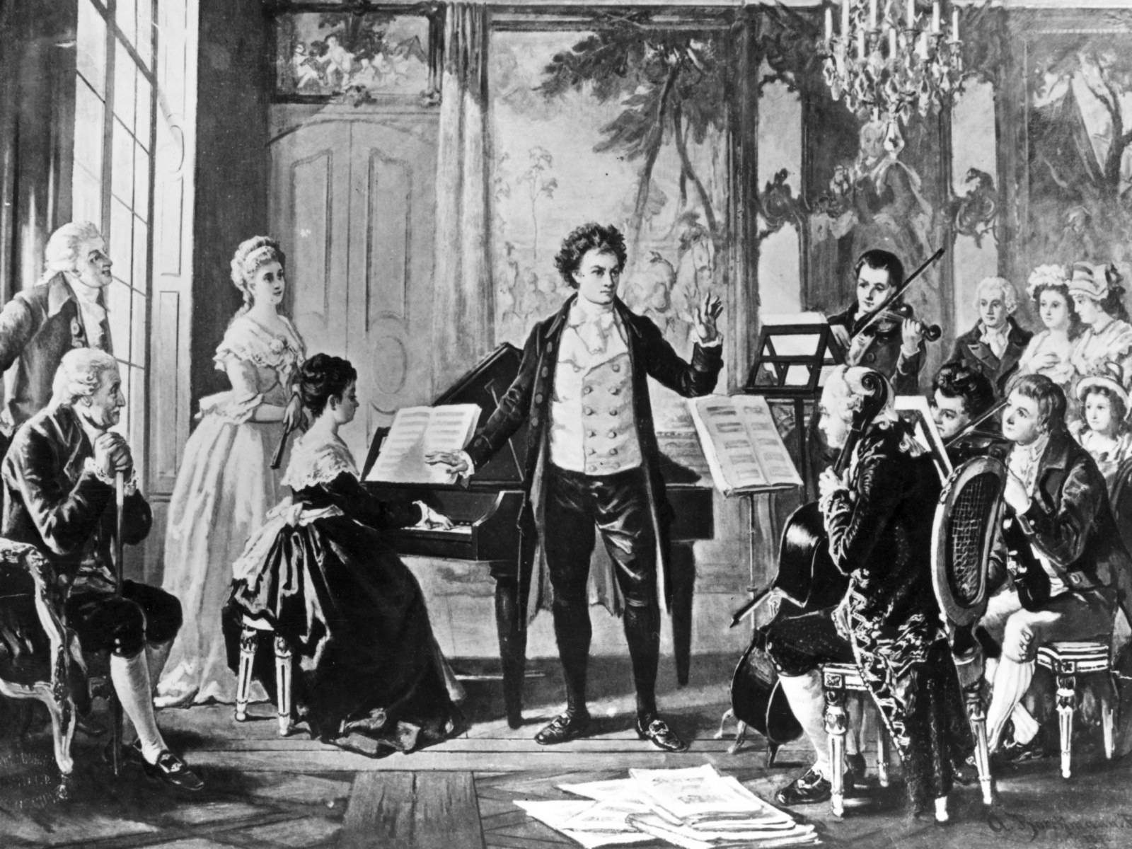 Beethoven composed the Ninth Symphony entirely in silence after losing his hearing at 28.
