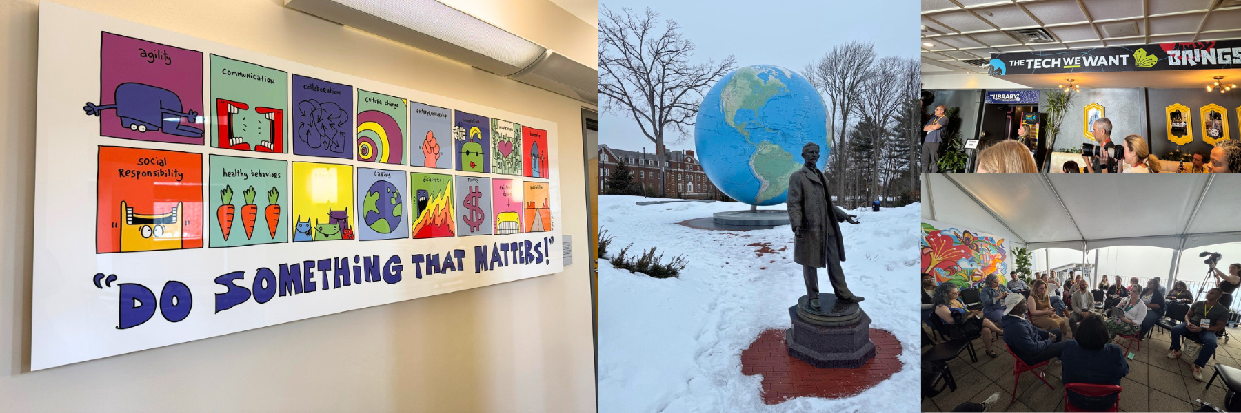 A snowstorm did not stop a standing-room-only Babson preview.